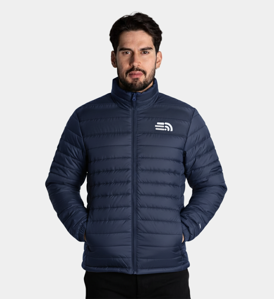 Doudoune signature zippée